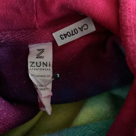 Zunie medium tie dye hoodie. 0648 - Picture 8 of 9